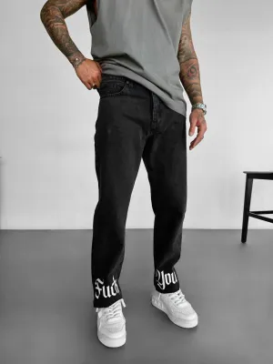 Baggy F*Y* Jeans - Black