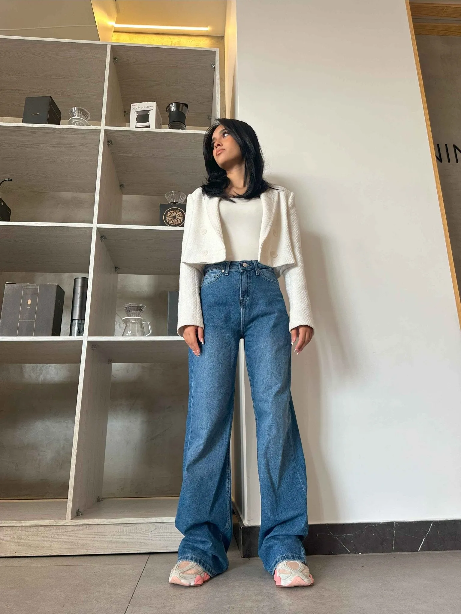 Baggy - Mid Blue Wash Jeans.