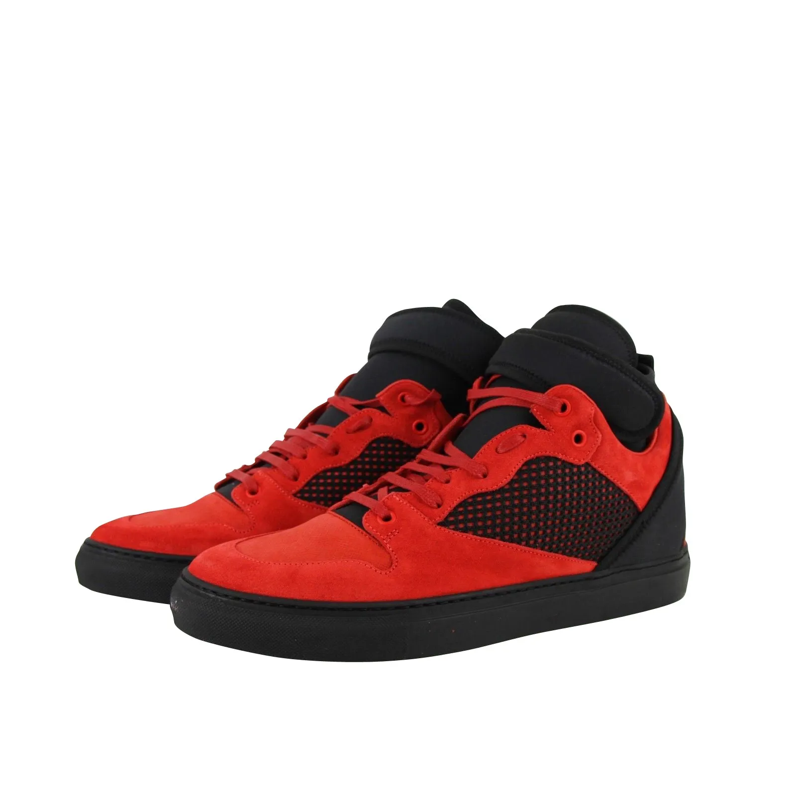 Balenciaga Men's High Top  /  Suede Leather Sneakers