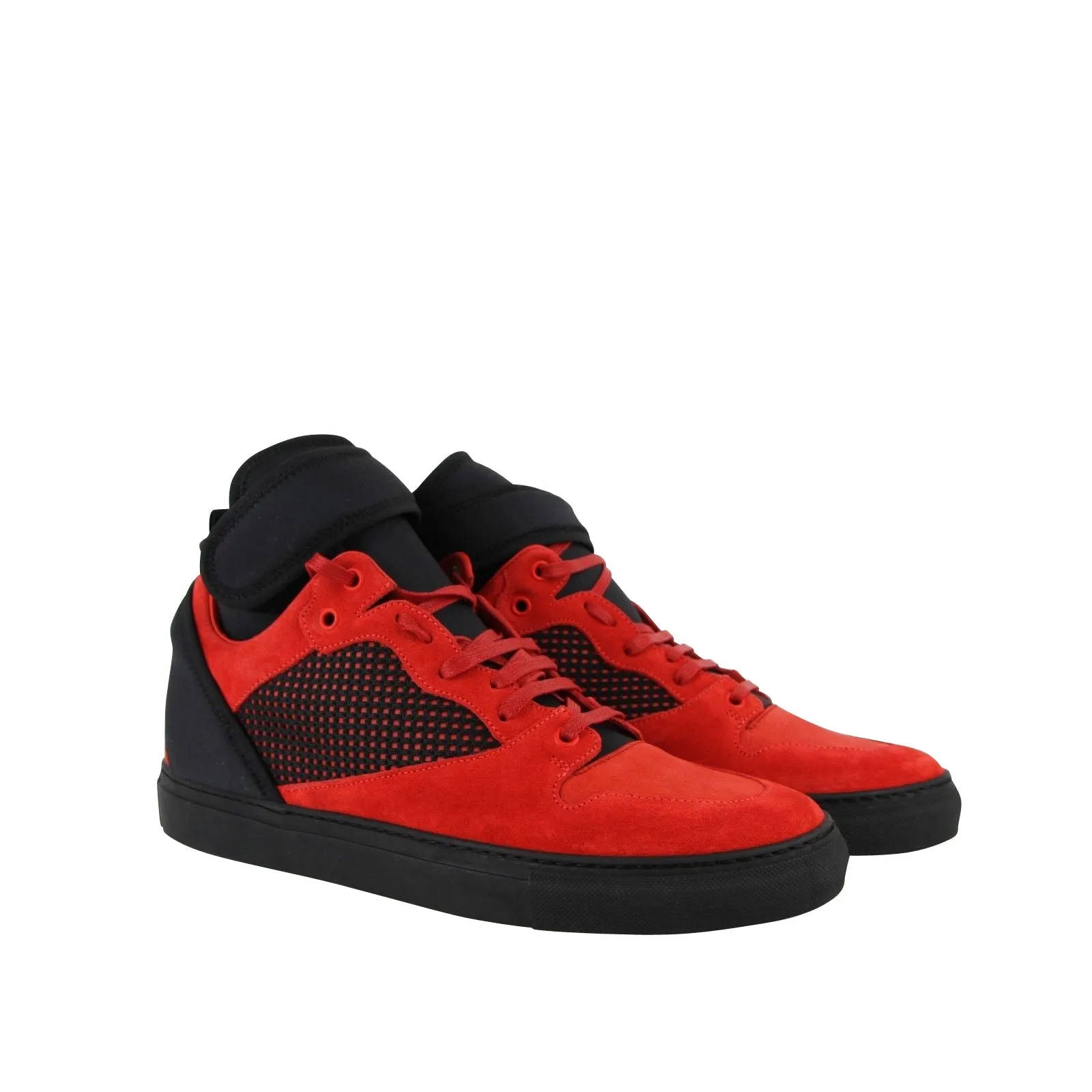 Balenciaga Men's High Top  /  Suede Leather Sneakers