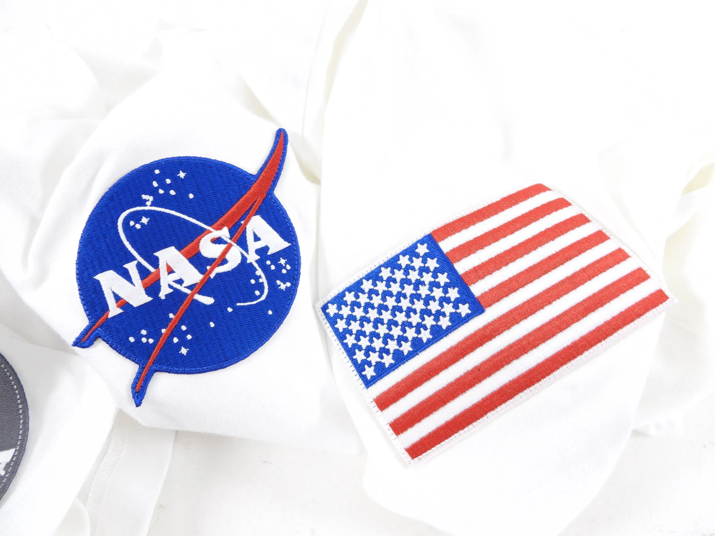 Balenciaga Unifit White Oversized Nasa Patch T Shirt