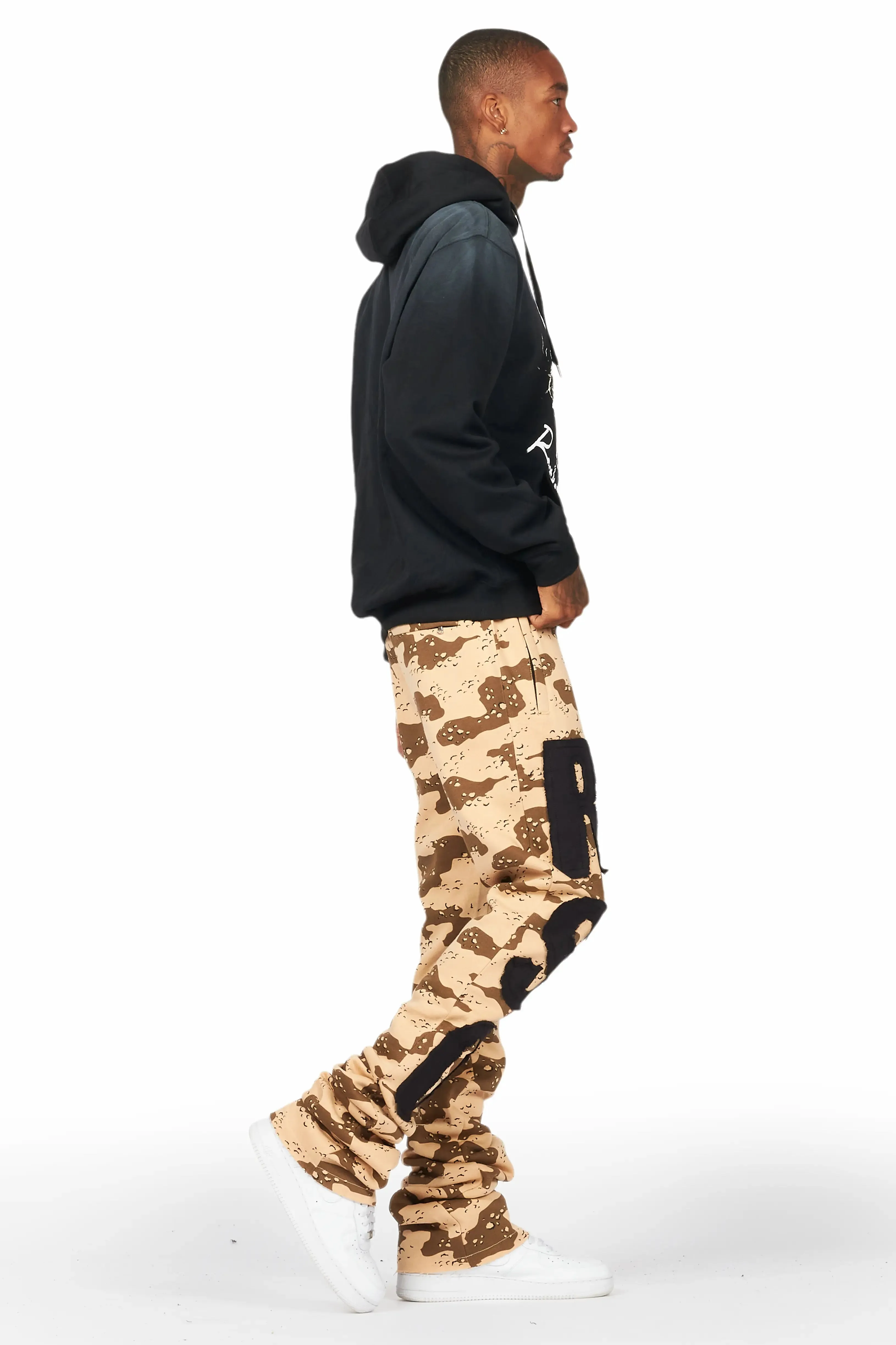 Bansi Desert Camo Super Stacked Trackpant