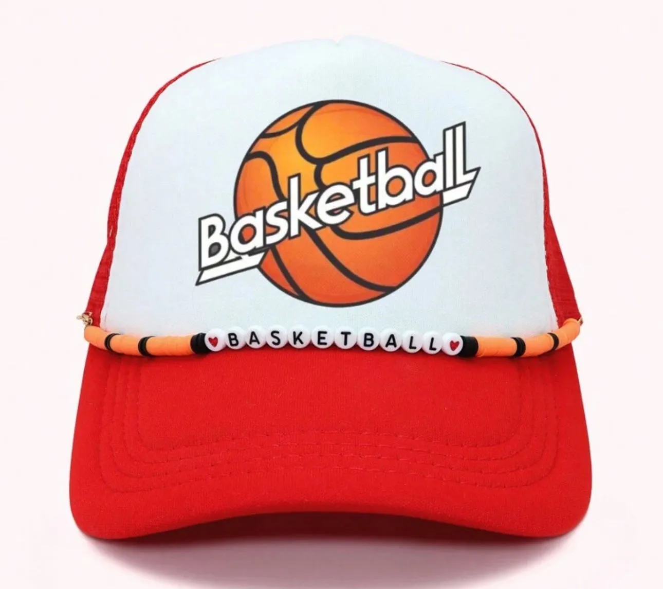 Basketball BEAD CHAINS for Trucker Hats (Various Styles)