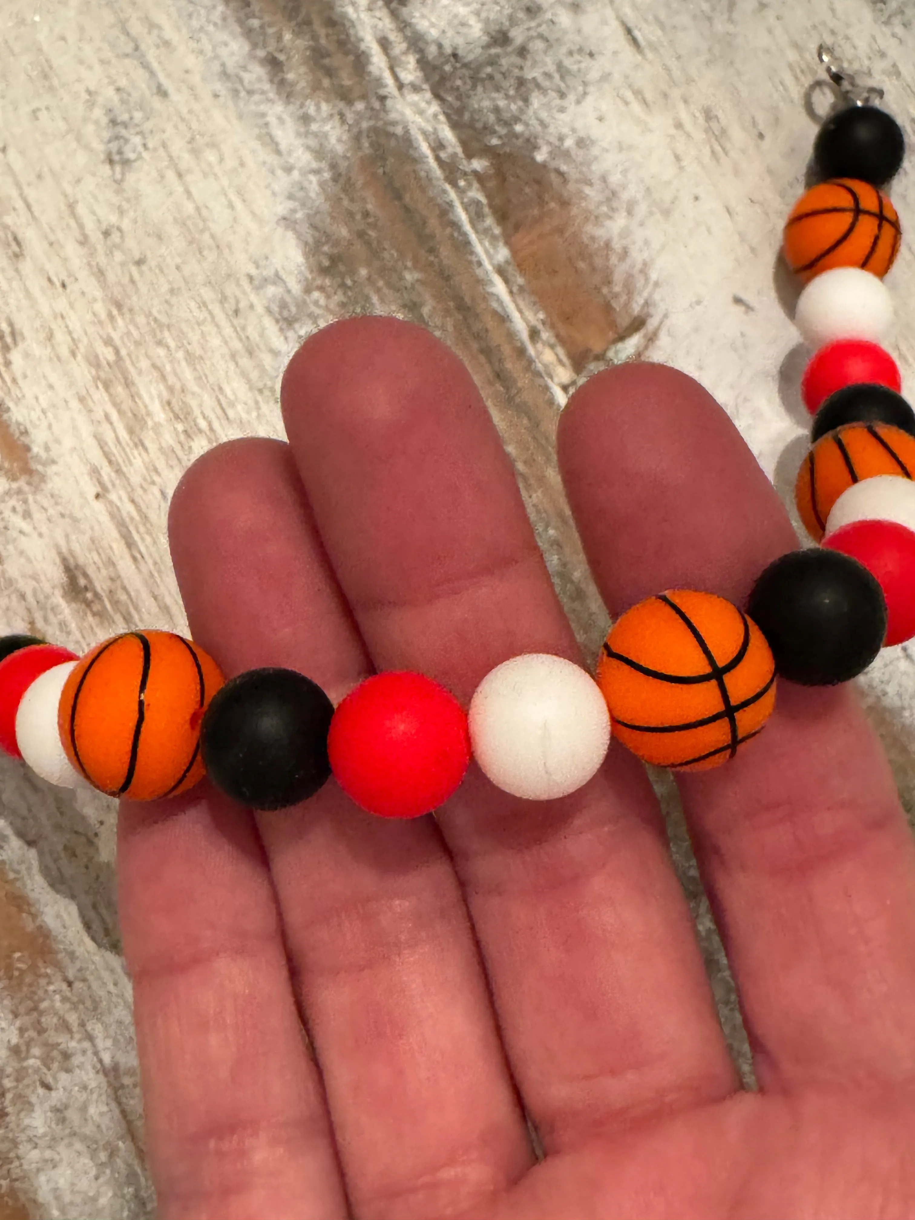 Basketball BEAD CHAINS for Trucker Hats (Various Styles)