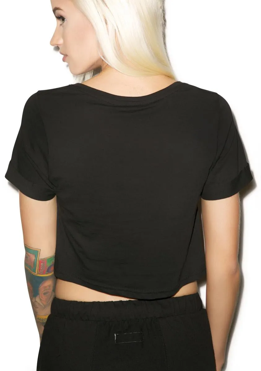 Be Weird Crop Top