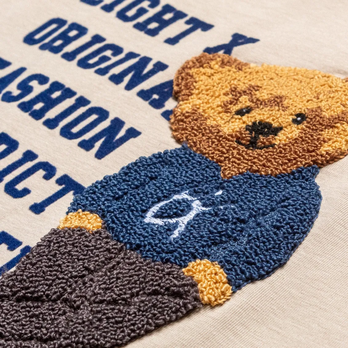 Bear Origins 3D Graphic T-Shirt - Beige