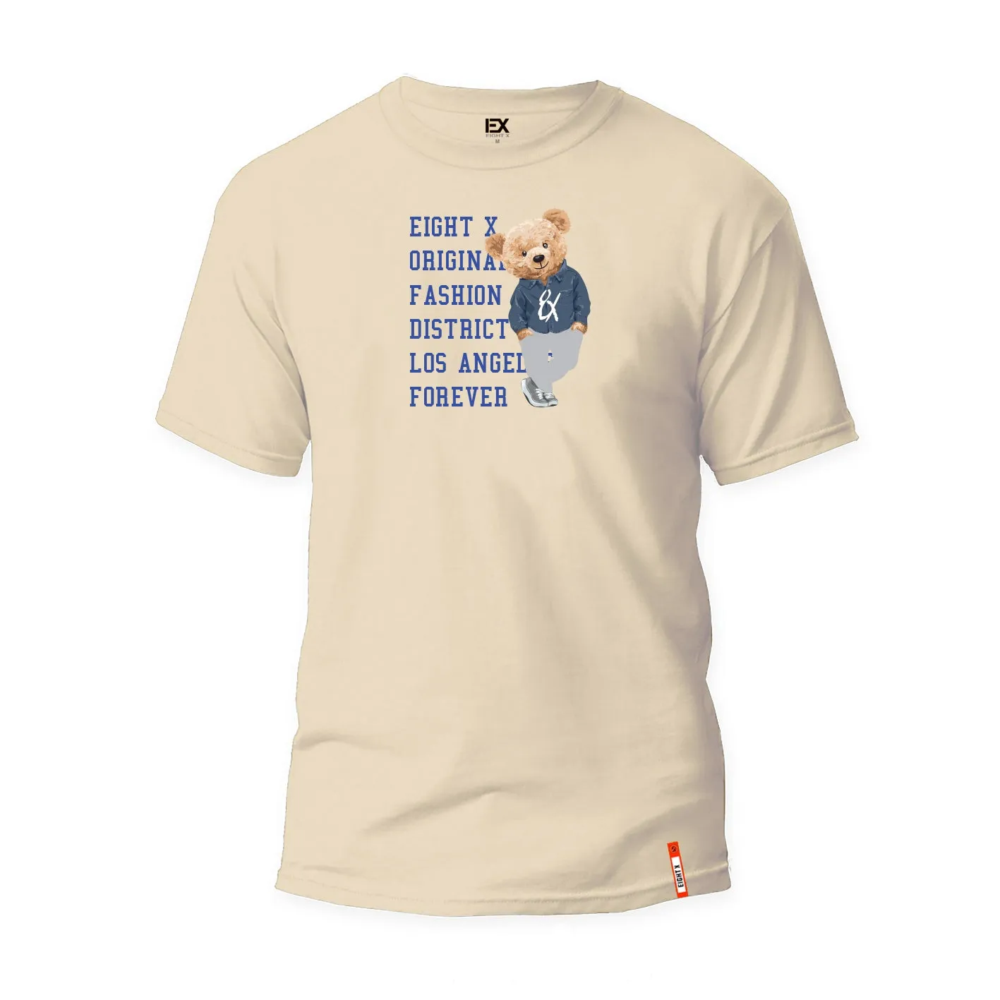 Bear Origins 3D Graphic T-Shirt - Beige