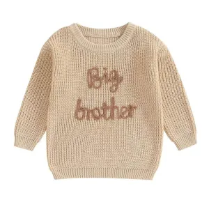 Big Brother Knitted Toddler Sweater
