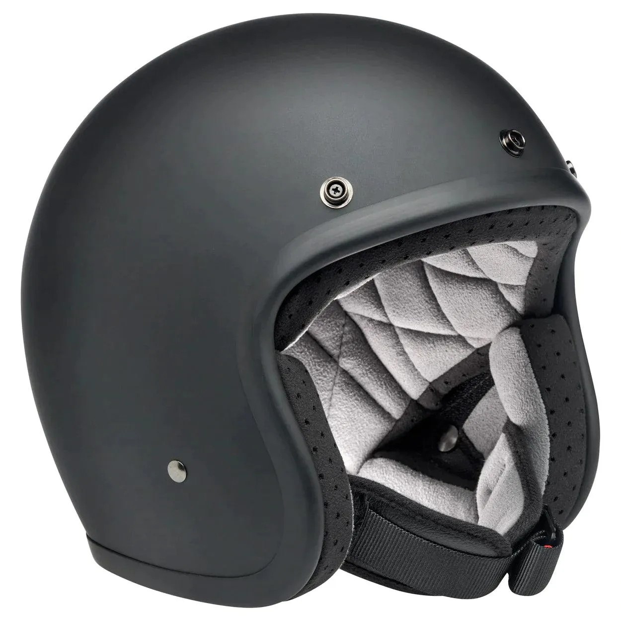Biltwell Bonanza Helmet Flat Black Factory