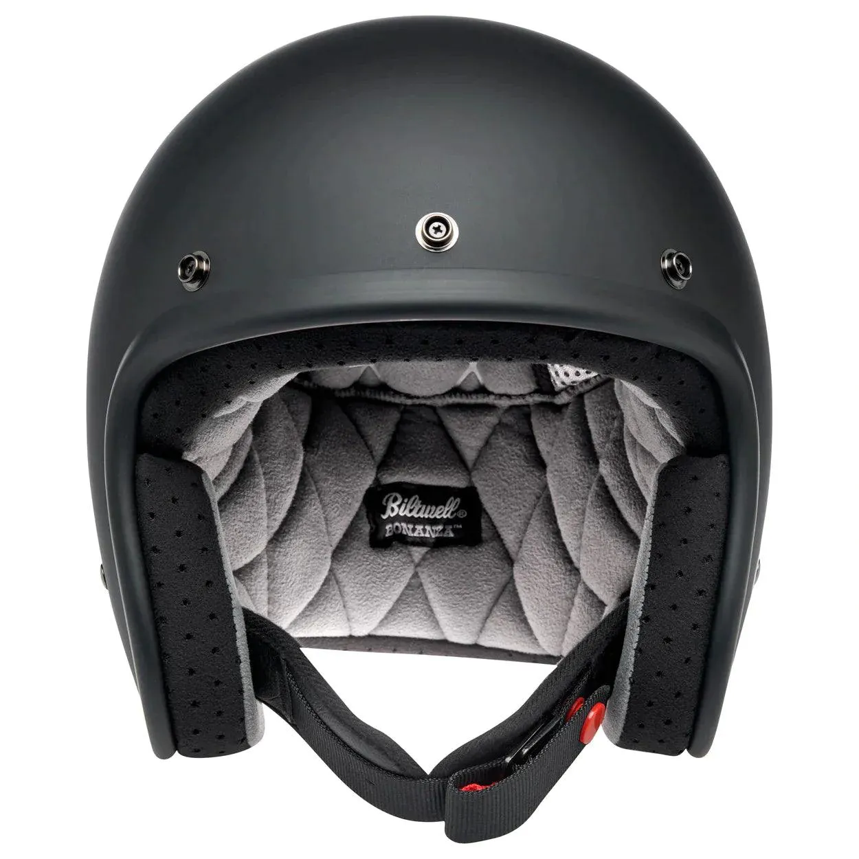 Biltwell Bonanza Helmet Flat Black Factory
