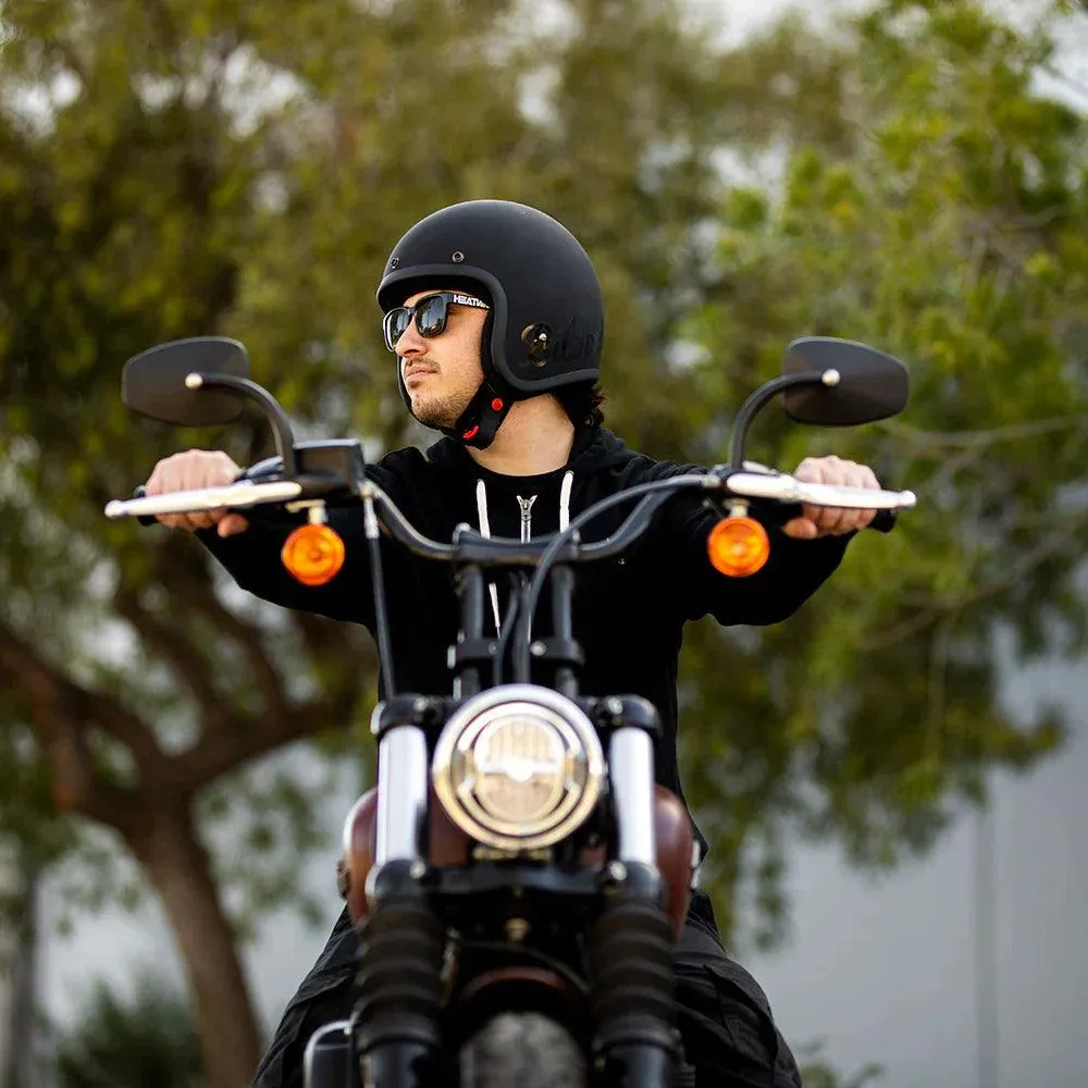 Biltwell Bonanza Helmet Flat Black Factory