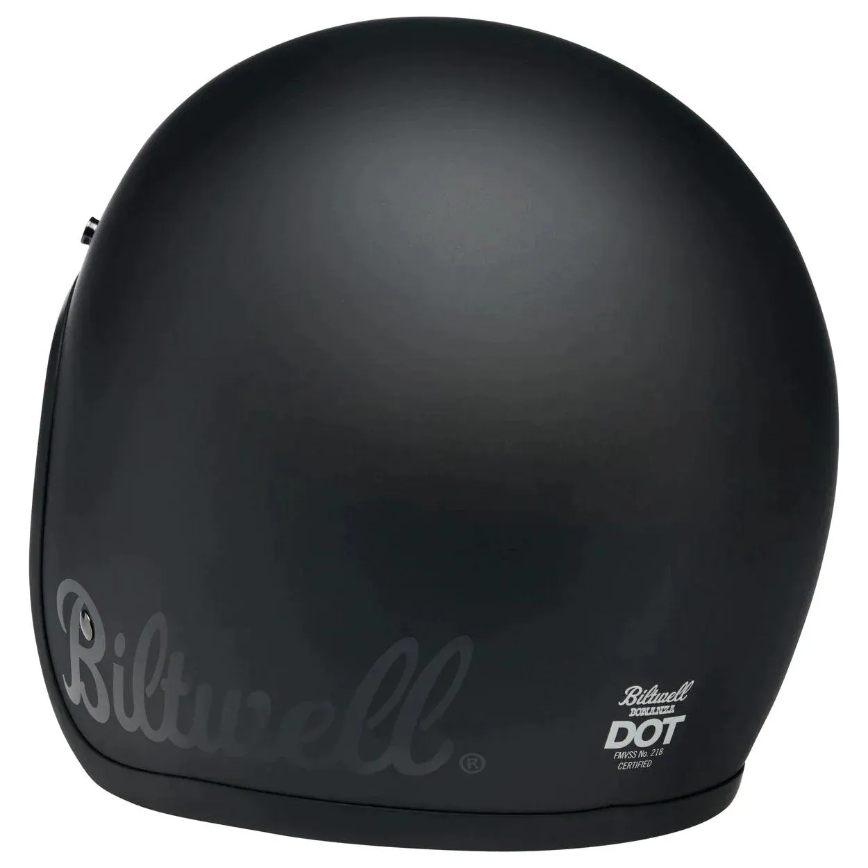 Biltwell Bonanza Helmet Flat Black Factory
