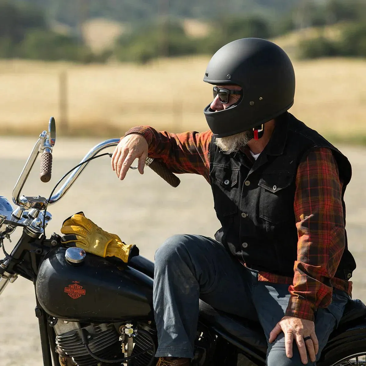Biltwell Gringo ECE Helmet Flat Black