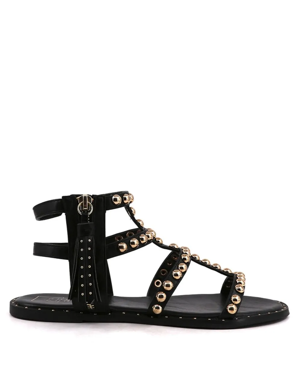 Bina Gladiator Sandals - Black