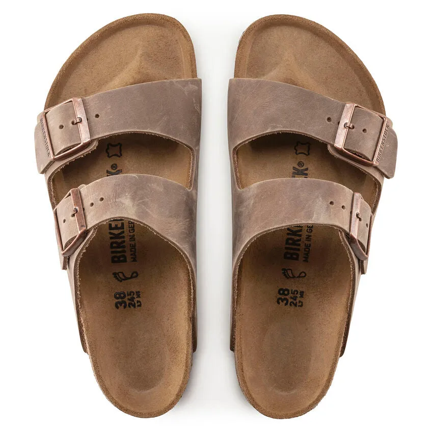 Birkenstock Arizona - Tobacco Brown | Oiled Leather - 352201