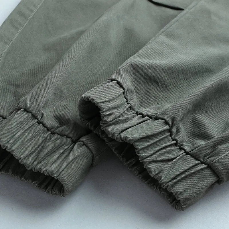 Black Cargo Pants tactical Japanese black Techwear cotton pants