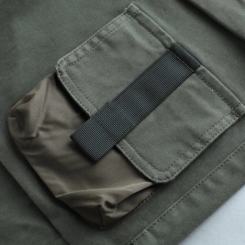 Black Cargo Pants tactical Japanese black Techwear cotton pants