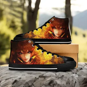 Black Clover Mereoleona Vermillion Shoes High Tops Sneakers for Kids and Adults