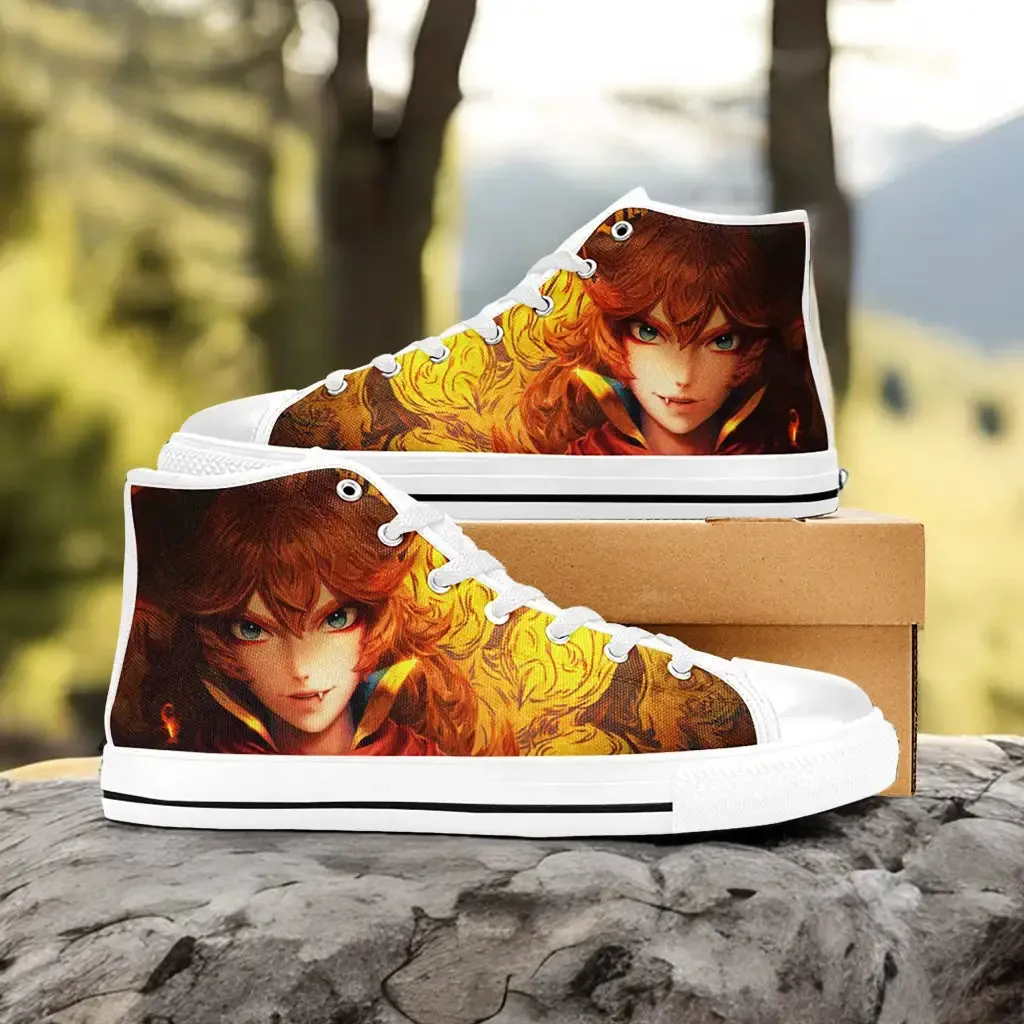 Black Clover Mereoleona Vermillion Shoes High Tops Sneakers for Kids and Adults