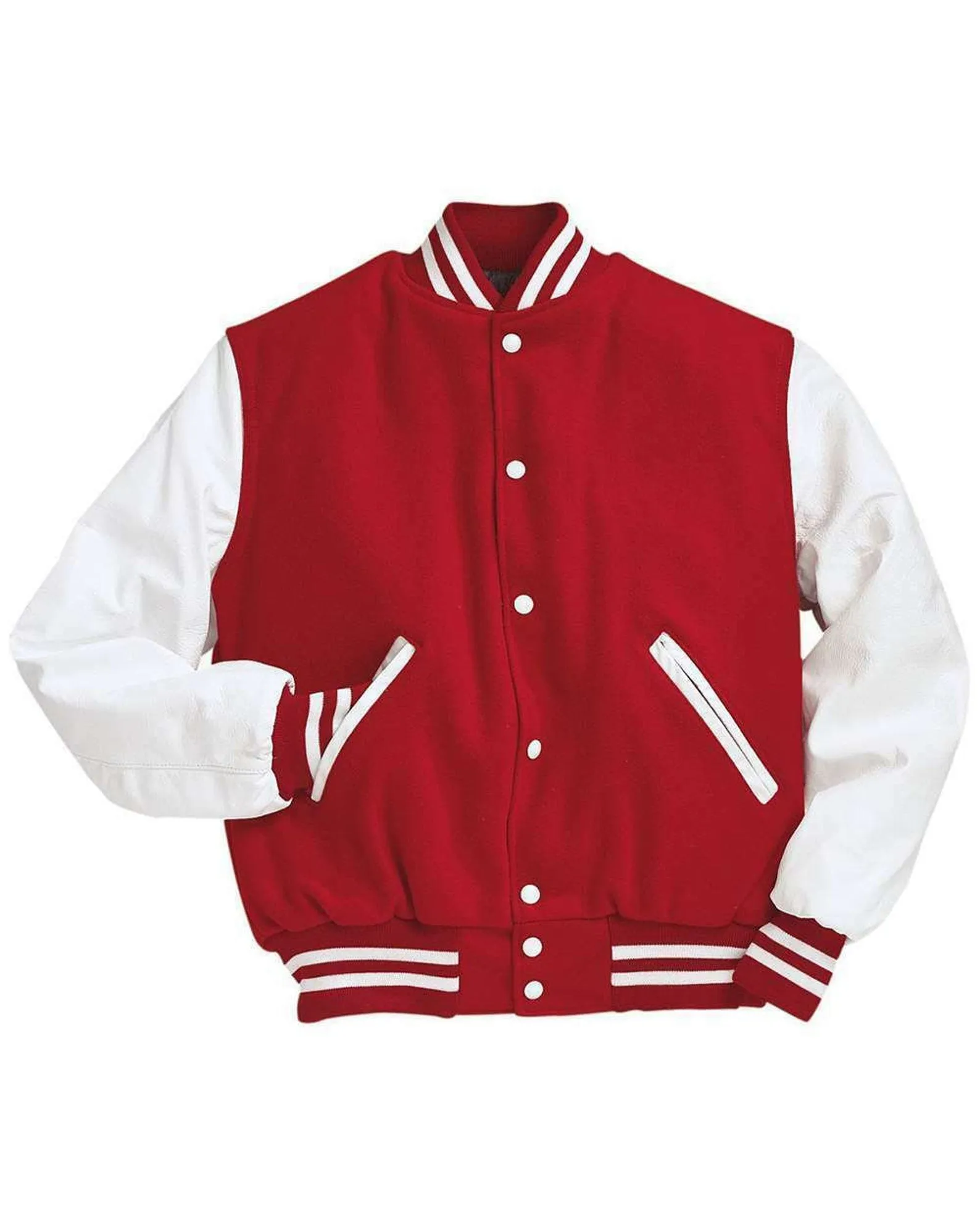 Black Friday Sale Wool Men's Varsity Baseball Jacket Real / Synthetic Leather Sleeves Wool Letterman Boys Jacket