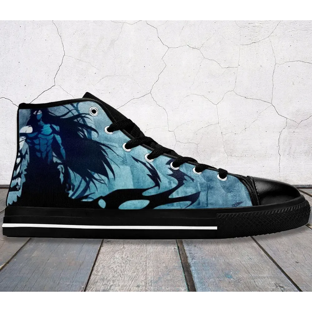 Bleach Ichigo Final Getsuga Tenshou Shoes High Top Sneakers for Kids and Adults