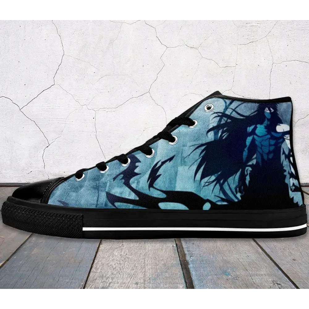 Bleach Ichigo Final Getsuga Tenshou Shoes High Top Sneakers for Kids and Adults