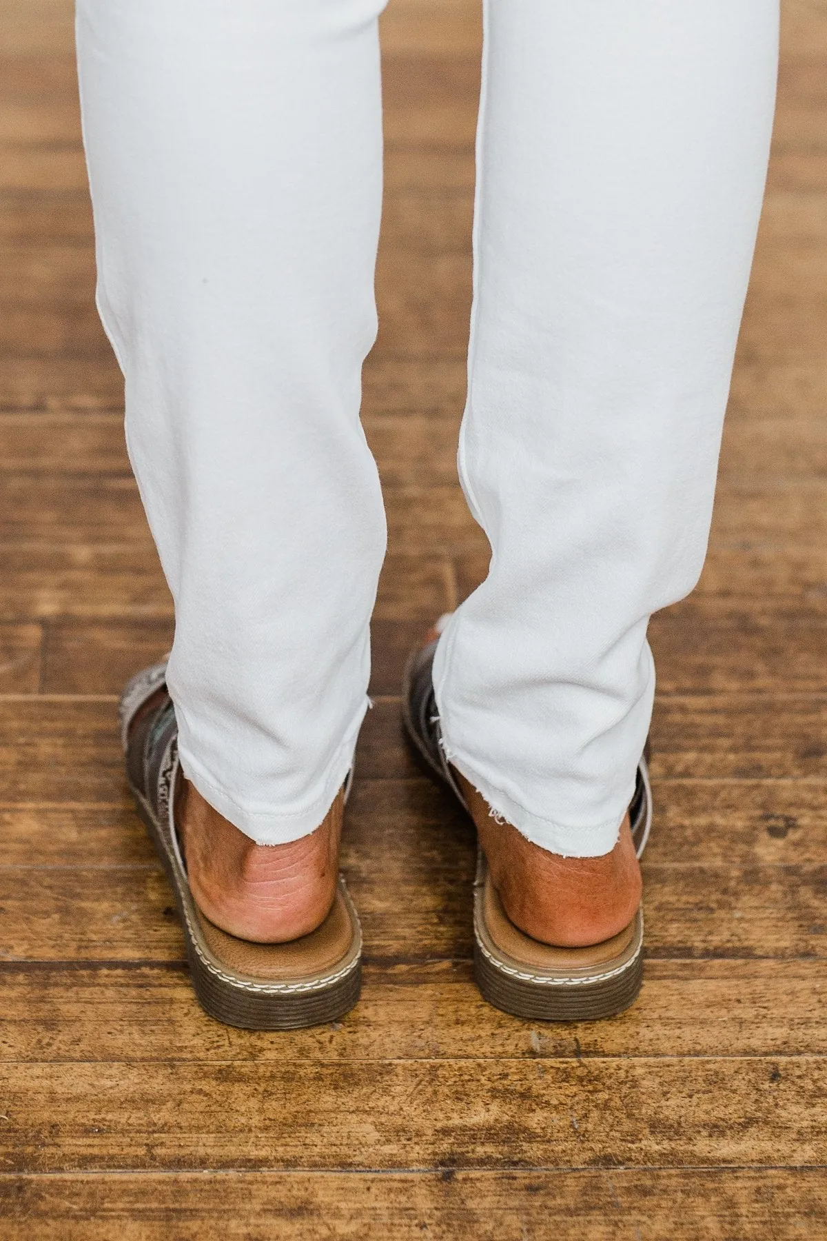 Blowfish Orrah Sandals- Smoke, White, & Pewter