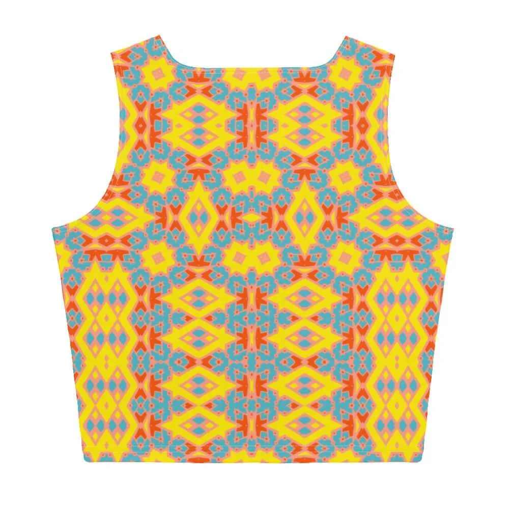 Body Hugging Crop Top (Yellow)
