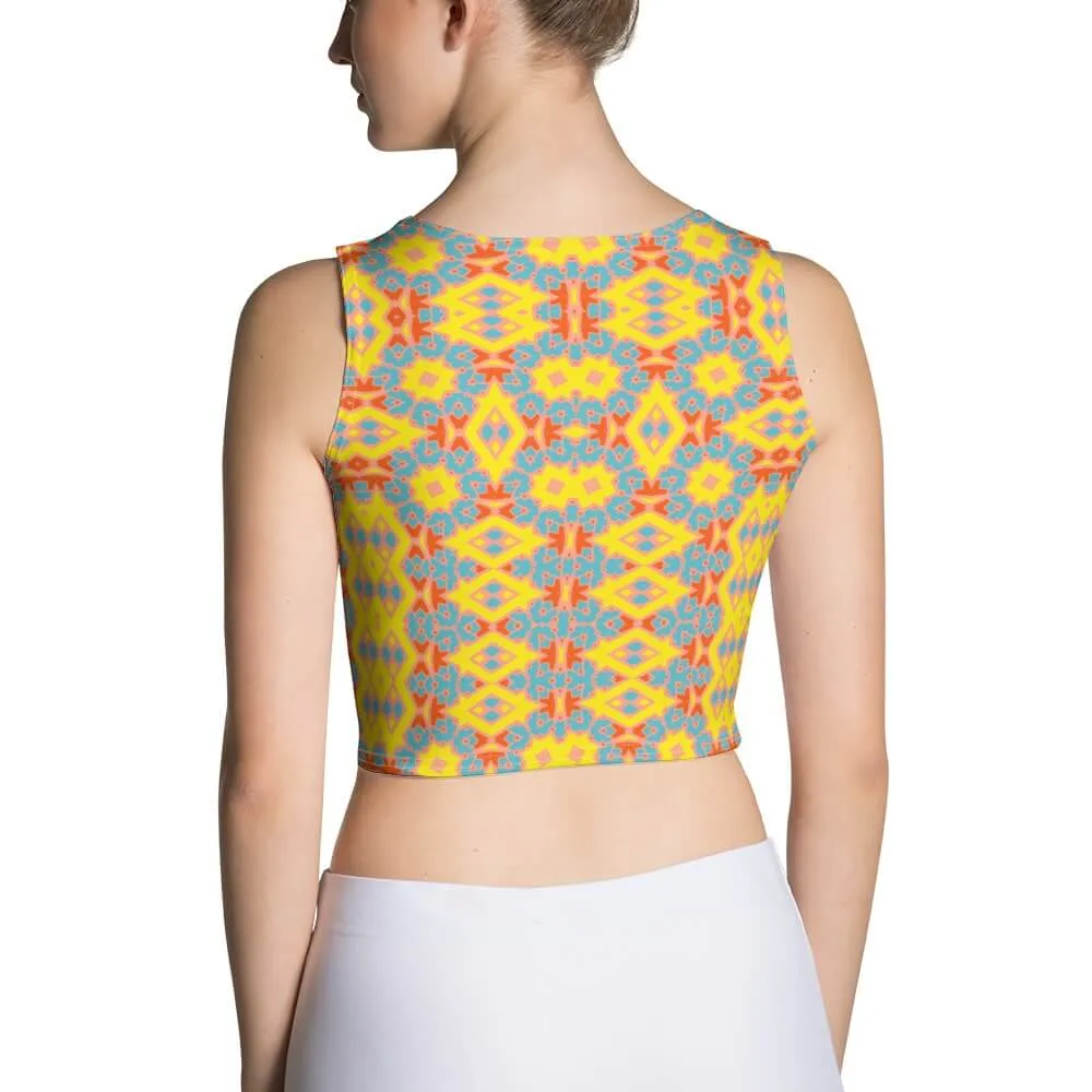 Body Hugging Crop Top (Yellow)
