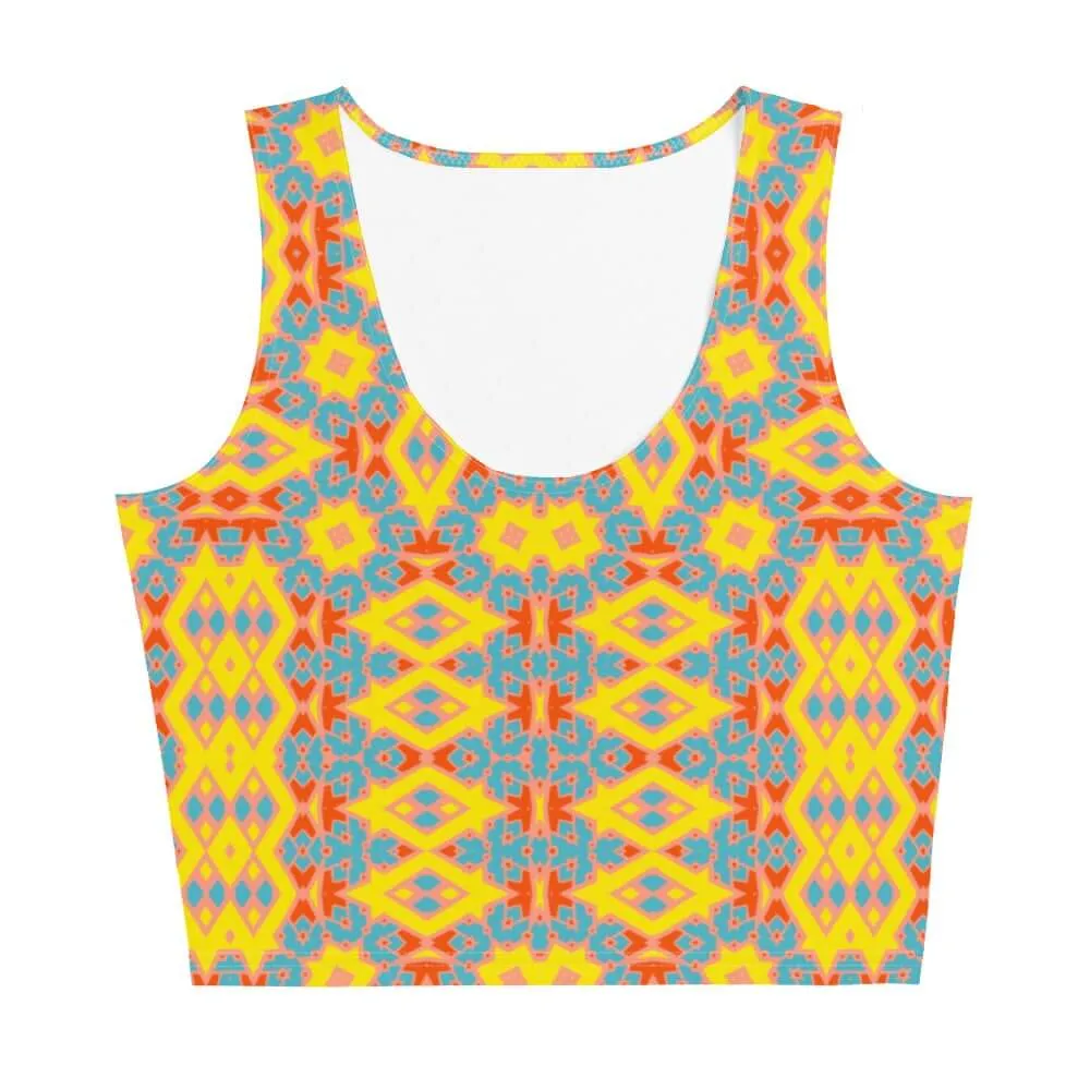 Body Hugging Crop Top (Yellow)