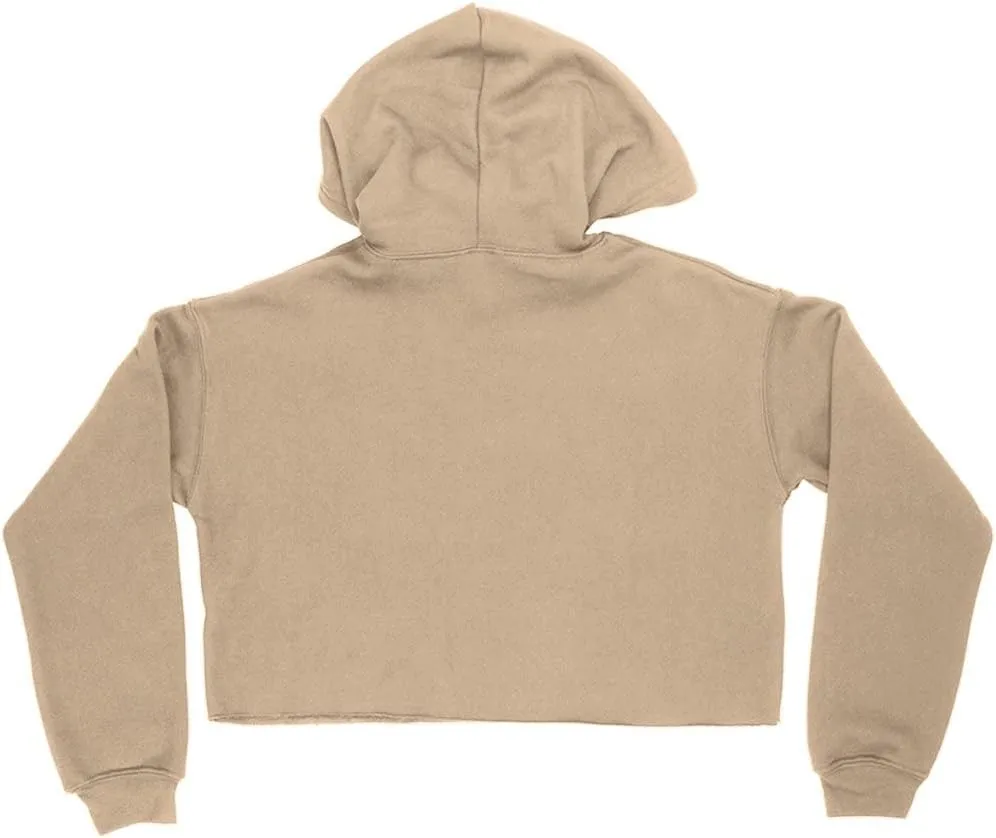 Boy Design Women's Cropped Fleece Hoodie - Colorful Cropped Hoodie for Women - Print Hooded Sweatshirt