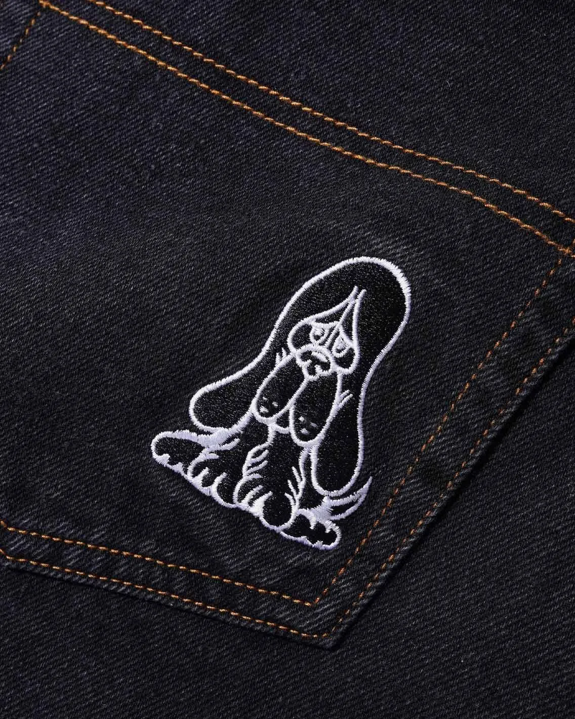 Butter Goods - Hound Denim Jeans - Washed Black