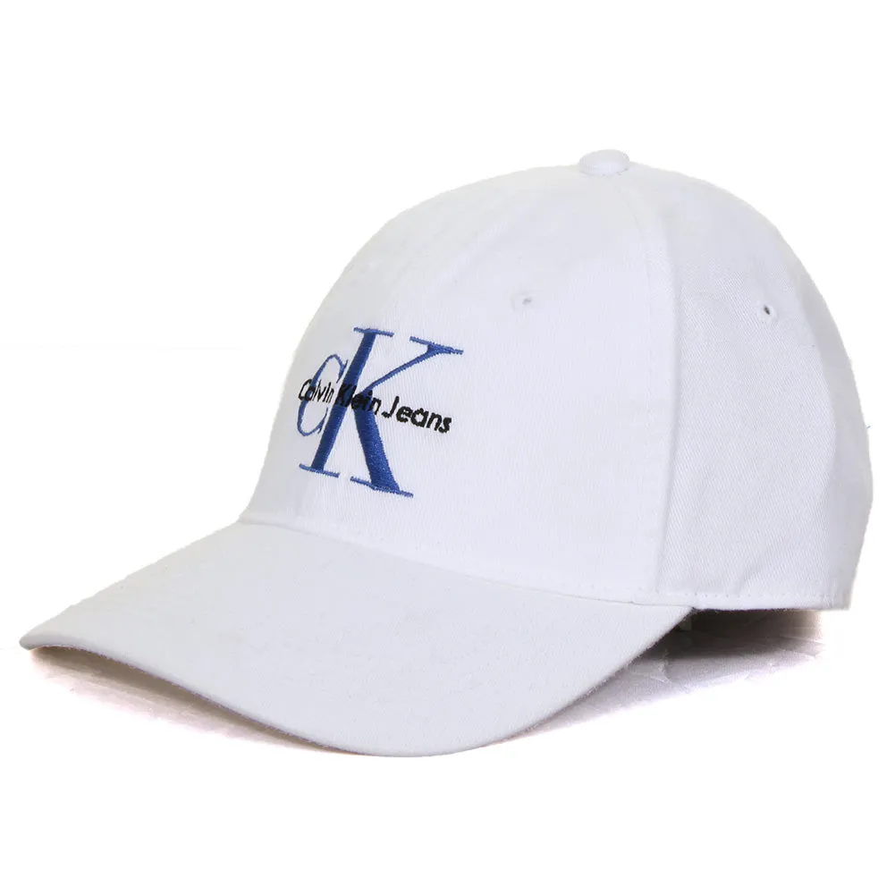Calvin Klein Jeans Men's Embroidered Monogram Logo Baseball Hat Cap