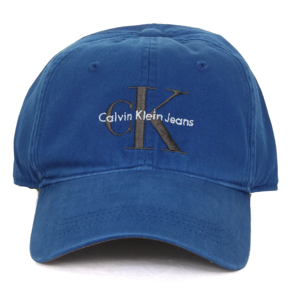Calvin Klein Jeans Men's Embroidered Monogram Logo Baseball Hat Cap