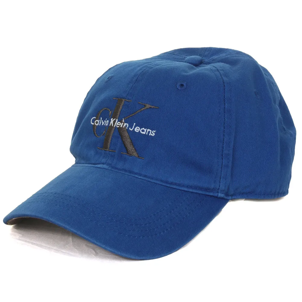 Calvin Klein Jeans Men's Embroidered Monogram Logo Baseball Hat Cap