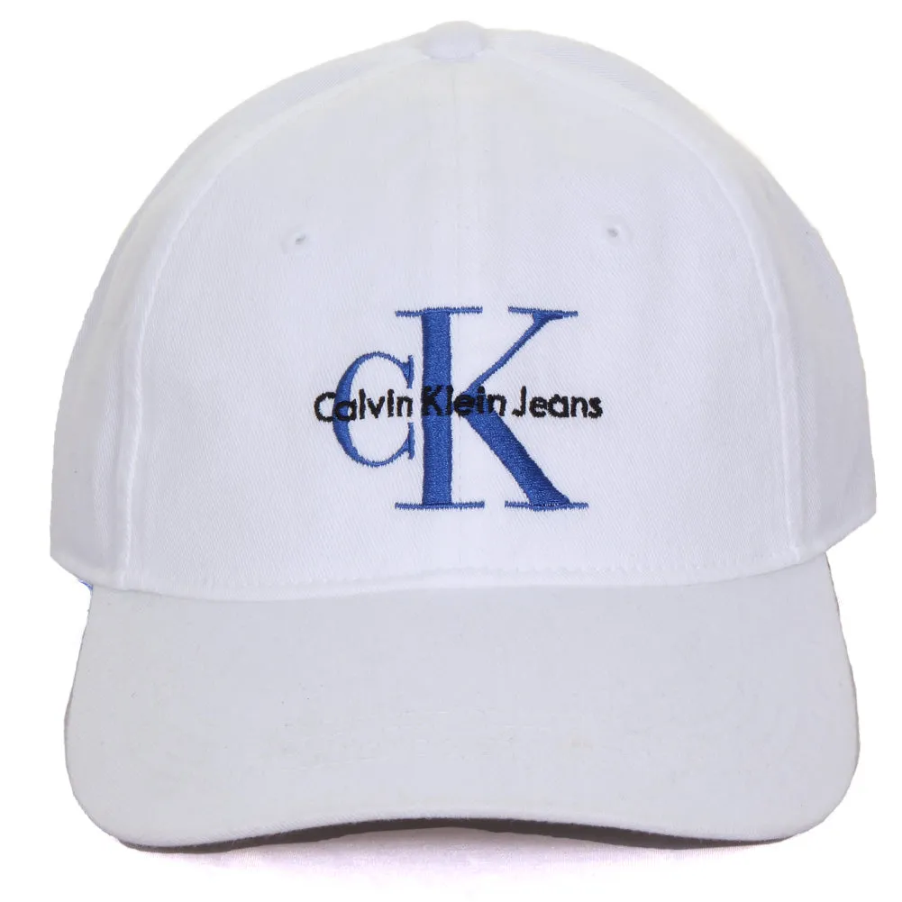 Calvin Klein Jeans Men's Embroidered Monogram Logo Baseball Hat Cap