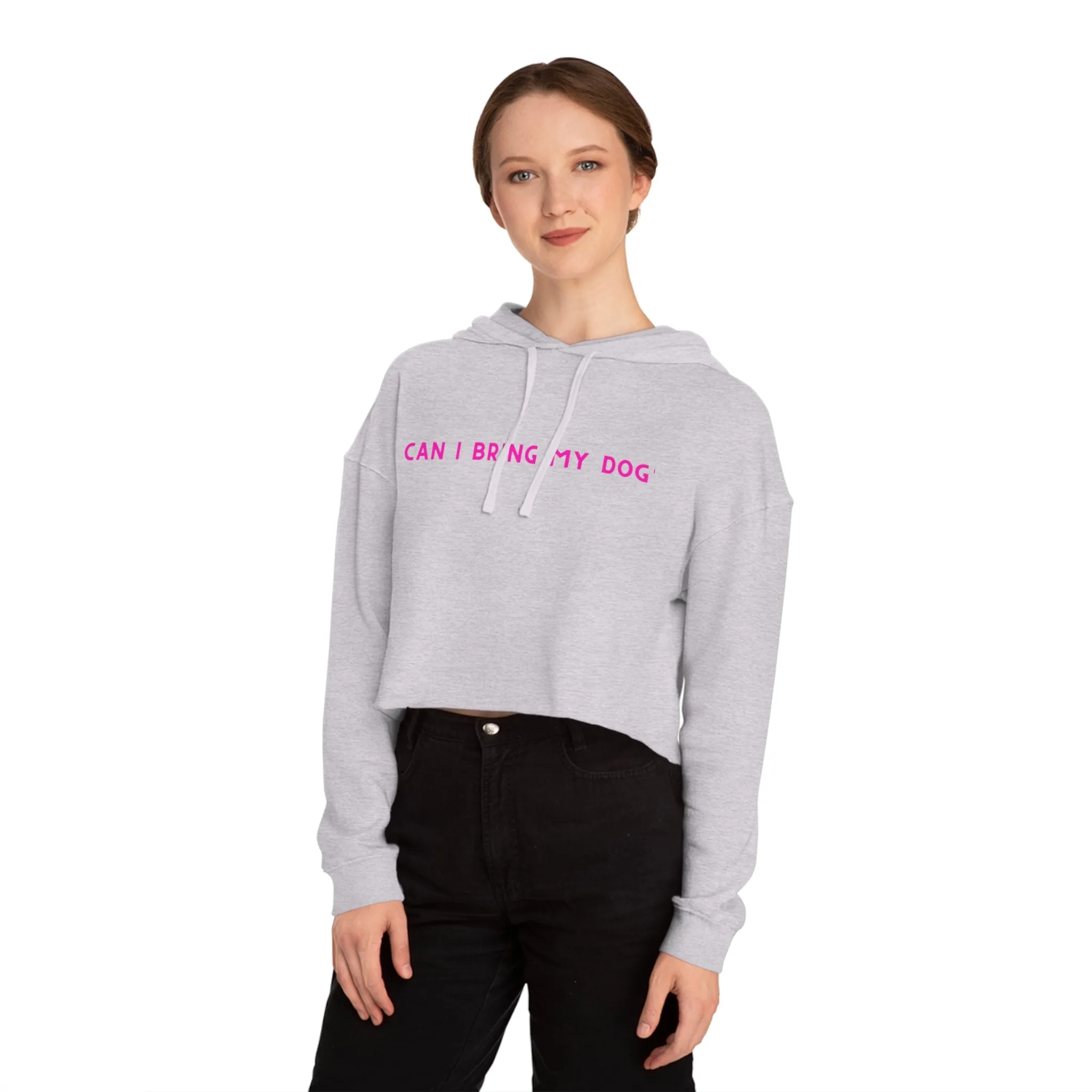 Can I bring my Dog Cropped Sweatshirt, Gift for Dog Lover, Dog Gift, Dog Owner Sweatshirt, Dog Merch
