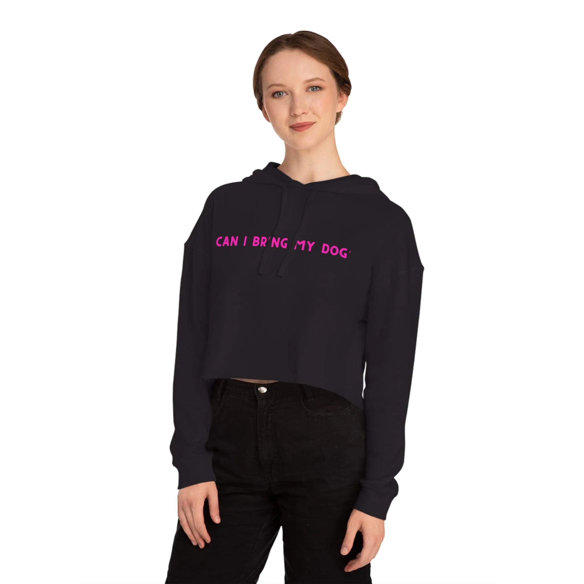 Can I bring my Dog Cropped Sweatshirt, Gift for Dog Lover, Dog Gift, Dog Owner Sweatshirt, Dog Merch