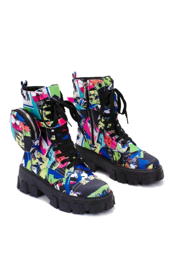 Cape Robbin Monalisa Combat Boots