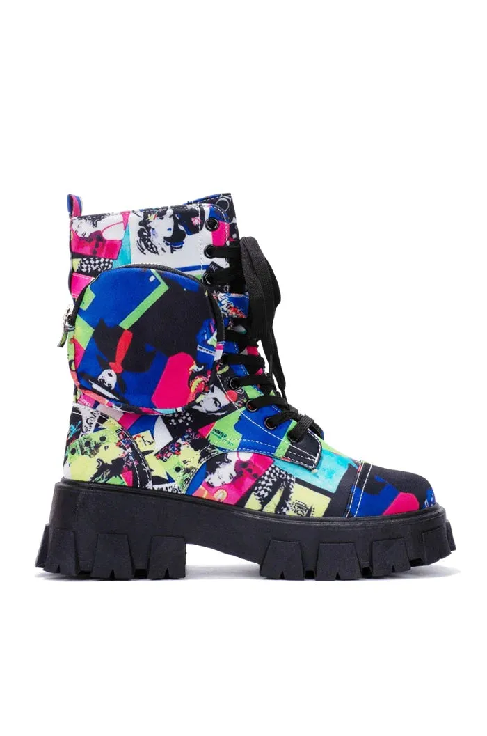 Cape Robbin Monalisa Combat Boots