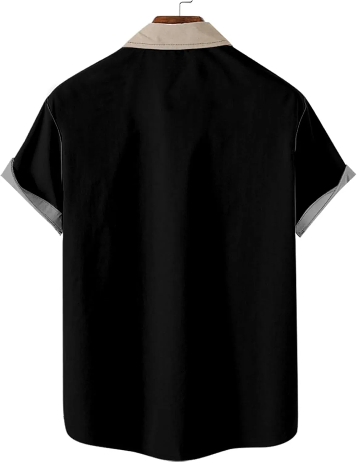Cardigan Tshirts for Mens Winter Fall Short Sleeve High Neck Print Tops Shirt Mens 2024 Y2K