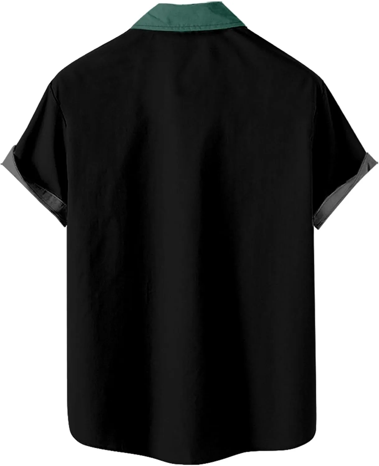Cardigan Tshirts for Mens Winter Fall Short Sleeve High Neck Print Tops Shirt Mens 2024 Y2K