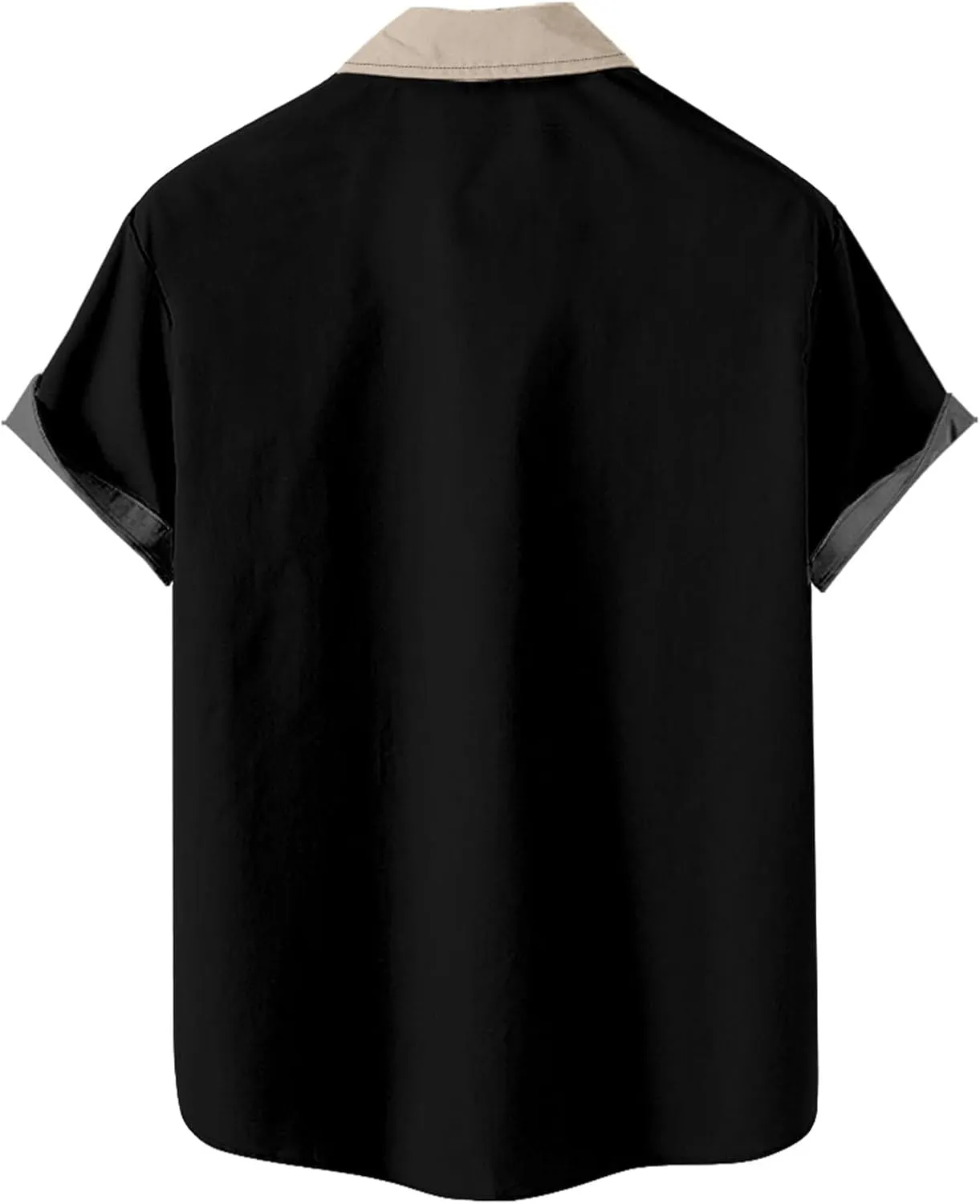 Cardigan Tshirts for Mens Winter Fall Short Sleeve High Neck Print Tops Shirt Mens 2024 Y2K