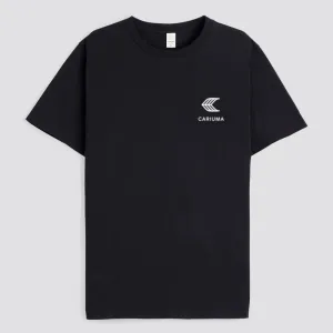 Cariuma Mens Tee Black Off White Logo