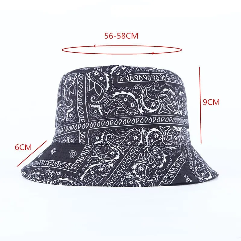 Cashew Flower Vintage Bucket Hat