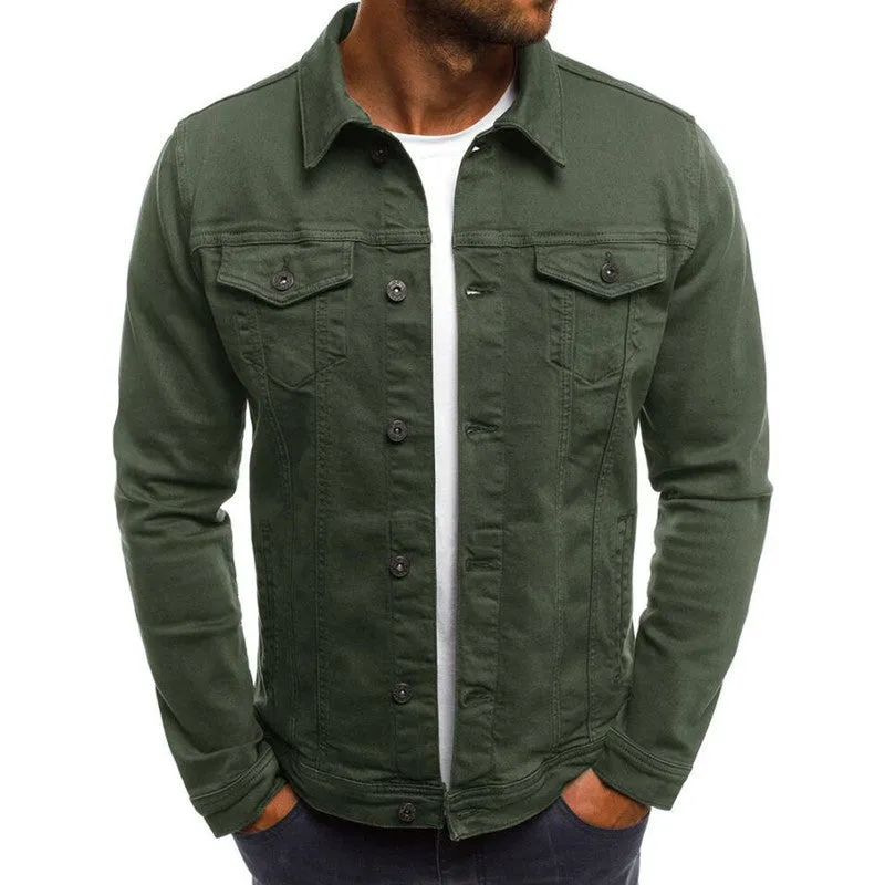 Casual Denim Shirt Style Men's Jacket