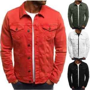 Casual Denim Shirt Style Men's Jacket