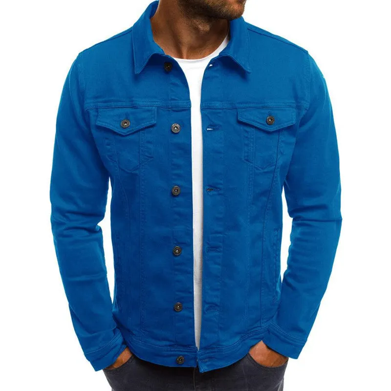 Casual Denim Shirt Style Men's Jacket