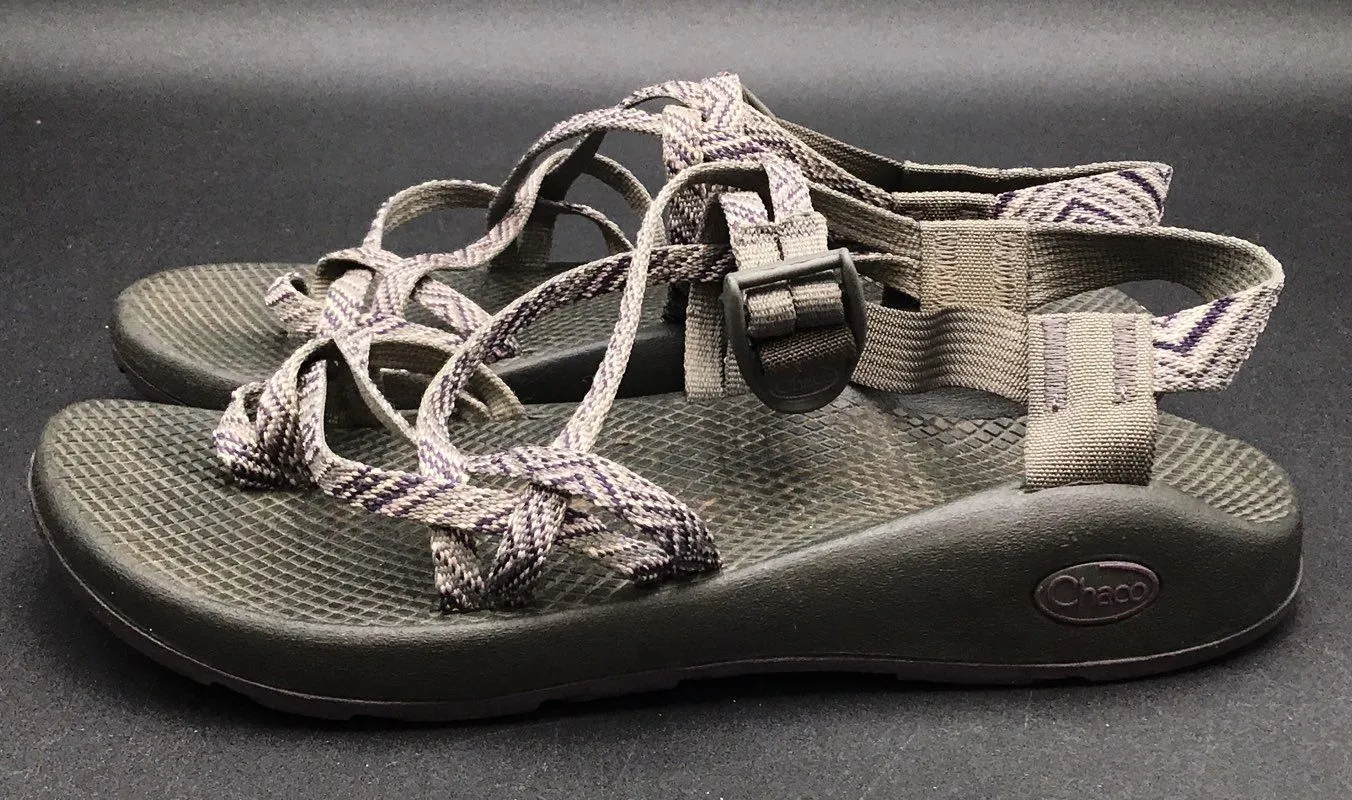 Chaco Women's Purple Beige Strappy Sandals - Size 9 Lot Of 2