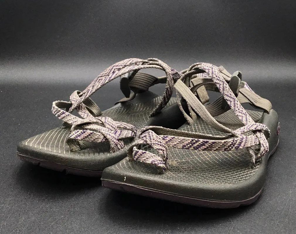 Chaco Women's Purple Beige Strappy Sandals - Size 9 Lot Of 2